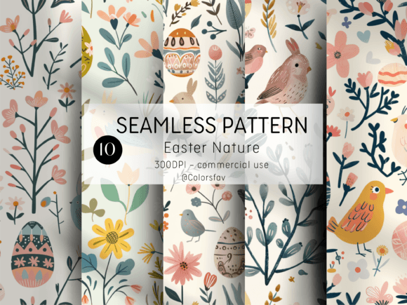 Download Spring with Nature Inspired Easter Set - Nature inspired Collection