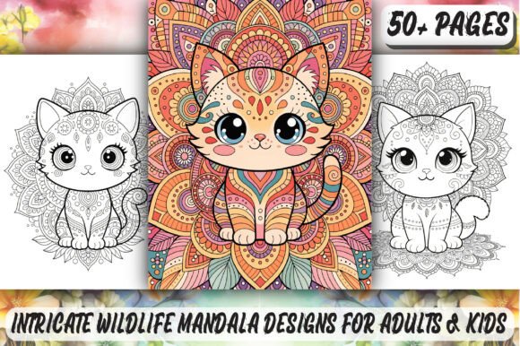 Download Intricate Wildlife Mandala Coloring Page - Life Collection
