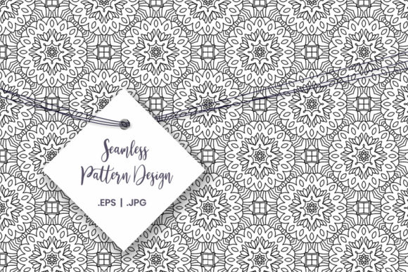 Download Detailed Mandala Seamless Pattern - Detailed mandala Collection